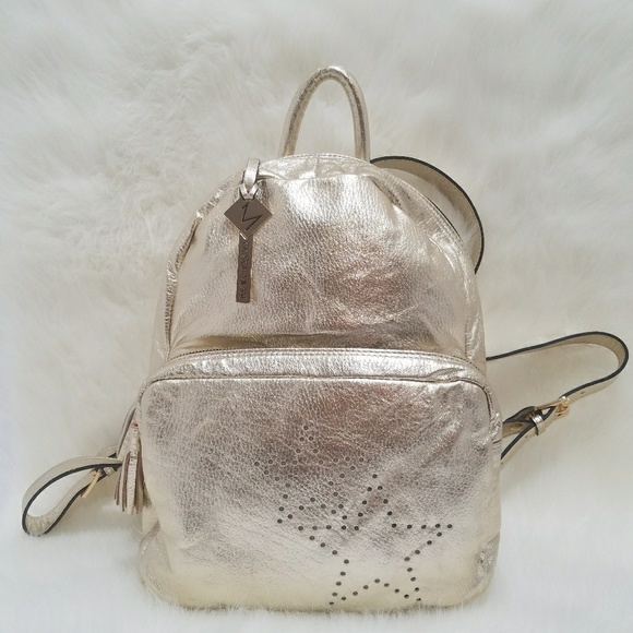 GIORGIA MILANI Handbags - GIORGIA MILANI made in Italia gold backpack.